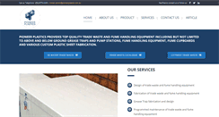 Desktop Screenshot of pioneerplastics.com.au