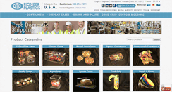 Desktop Screenshot of pioneerplastics.com