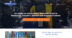 Desktop Screenshot of pioneerplastics.co.za